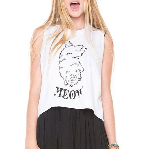 NWOT Brandy Melville Meow Tank