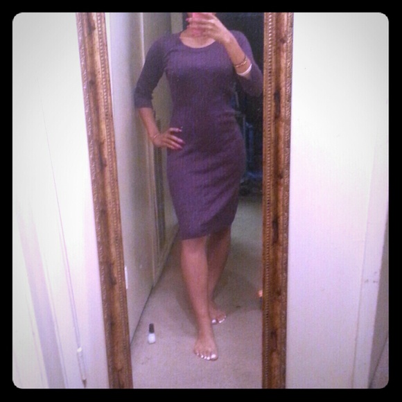 REDUCED PRICE Dark purple winter dress