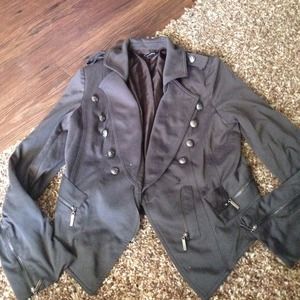 Grey military jacket