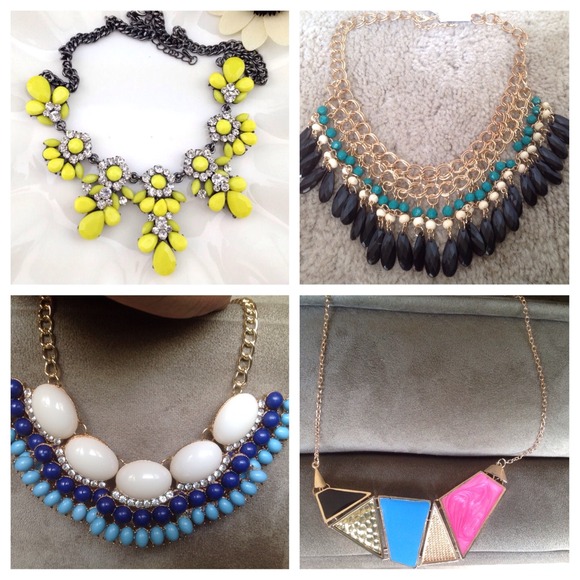 Jewelry - BUNDLE DEAL: 💟4 Statement Necklaces💟