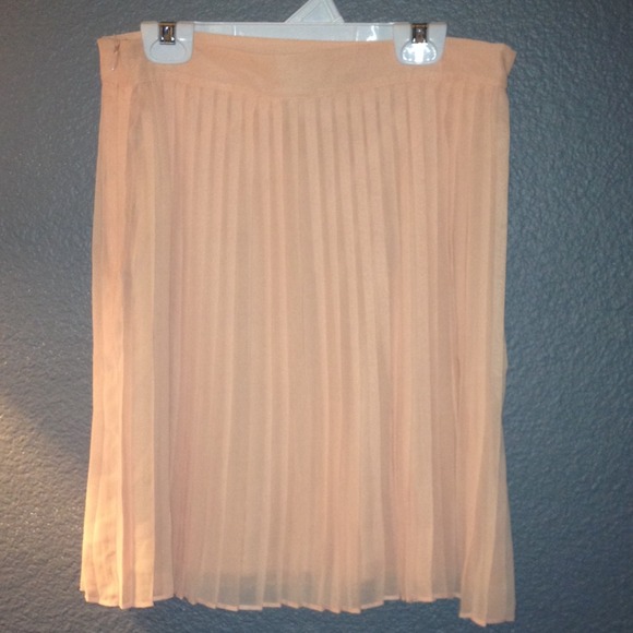 Lined Peach Skirt