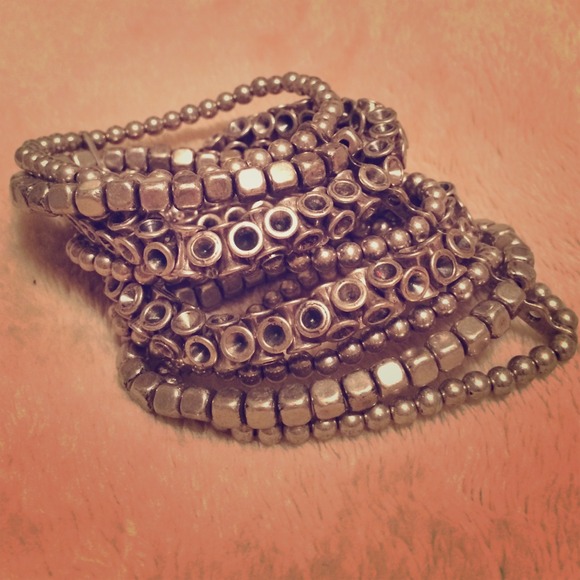 Stack bracelet.