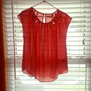 Lauren Conrad size Large peach blouse