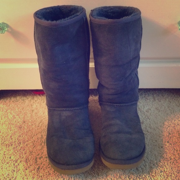 Navy Tall Uggs