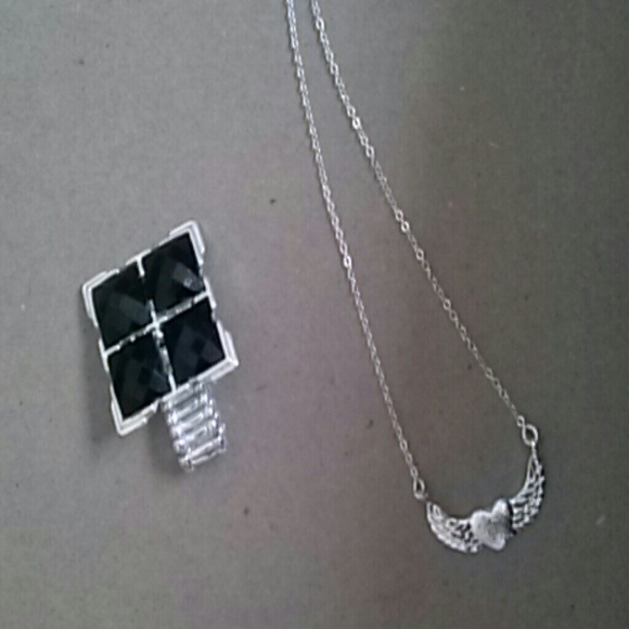 Heart Necklace & Ring