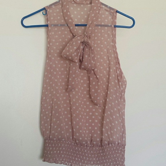 Polkadot Chiffon top