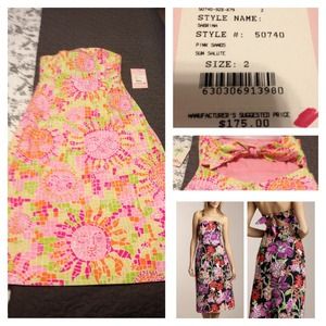 NWT Lilly pulitzer sabrina dress size 2 mosaic sun