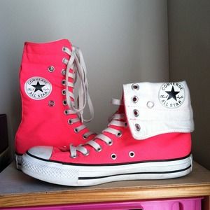 **ON HOLD** Convertible Hot Pink Converse