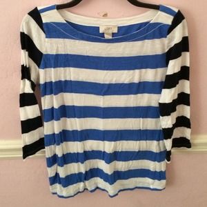 Ann Taylor LOFT Two-tone Striped Shirt