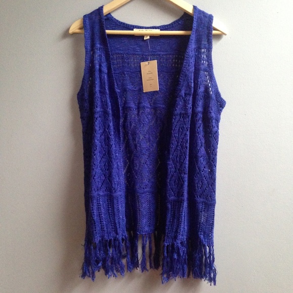 Crochet Vest with Fringe