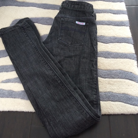 Sass & bide black skinny jeans