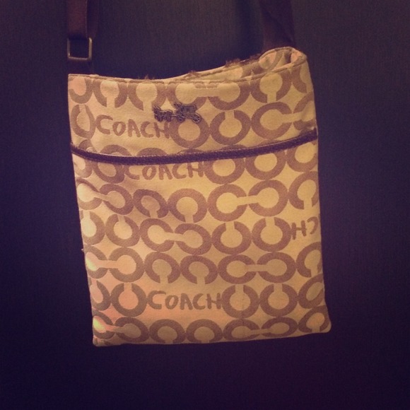 Coach cross body purse