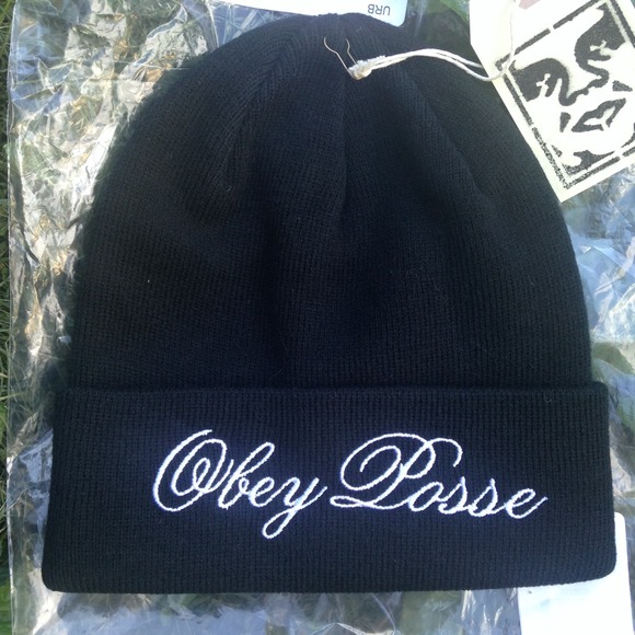 obey Accessories - Bundle 2 Obey posse black/green beanies