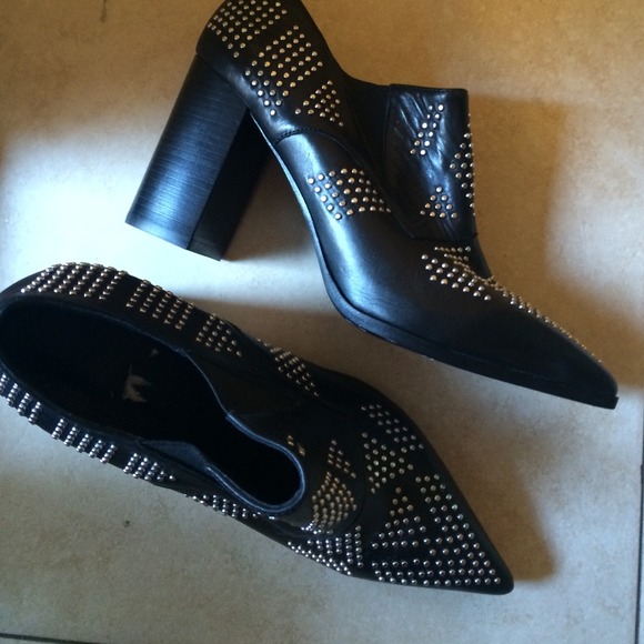 See by Chloe studded pointed toe shoes