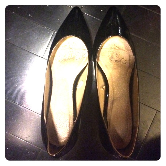 Patent leather kitten heels