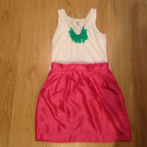 High Waisted Pink Skirt