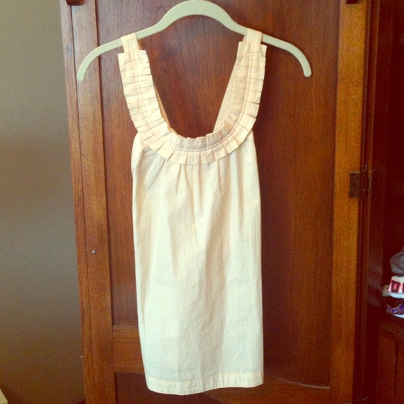 J. Crew Light Pink Criss Cross Tank