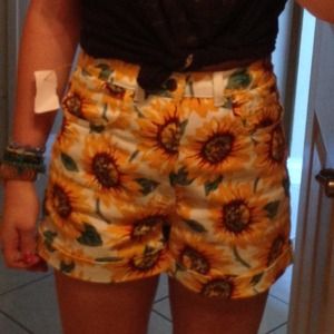 American apparel sunflower shorts