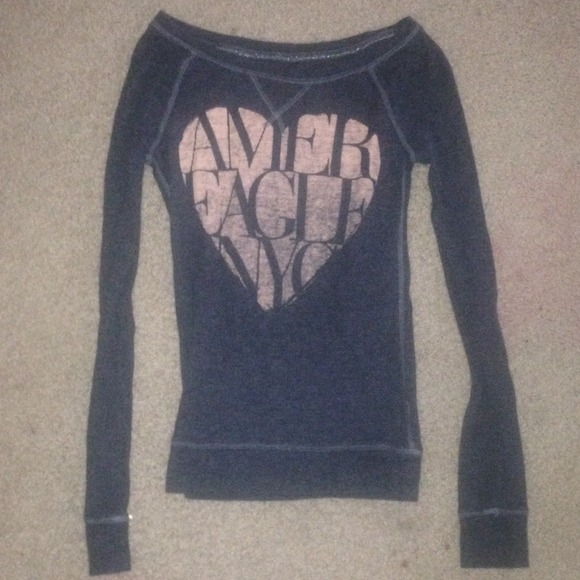 Dark gray American eagle thermal