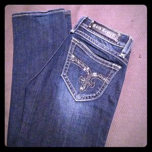 Dark wash Rock Revival jean💋