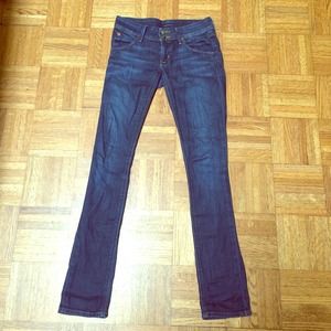 Hudson skinny jeans! They are a closet must have