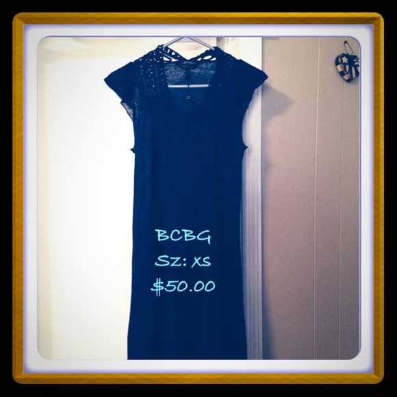 BCBG blue dress