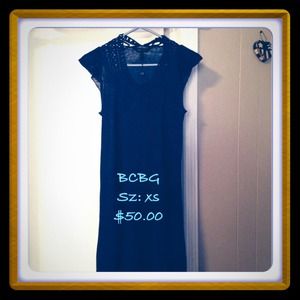 BCBG blue dress