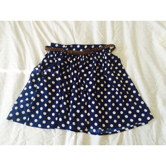 American Rag Polka Dotted Skater Skirt