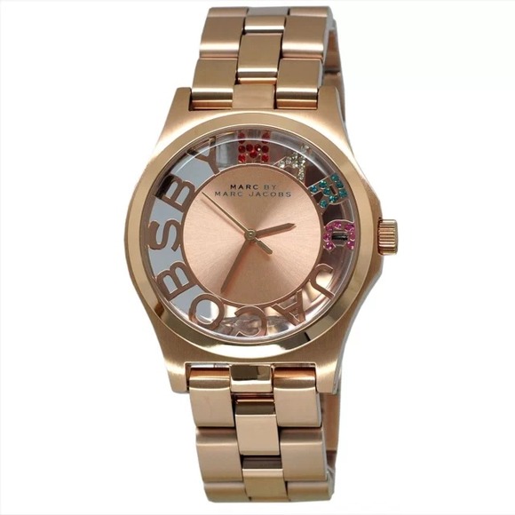 Marc by Marc Jacobs Accessories - ⌚️MARC JACOBS⌚️Rose Gold Multicolor Skeleton Watch