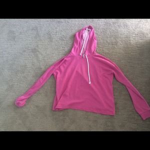 H&M blousy crop hoodie