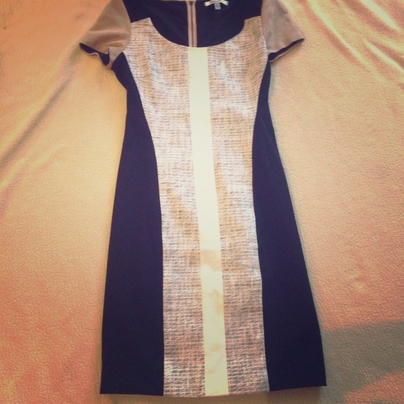 DKNYC Mixed Media Dress