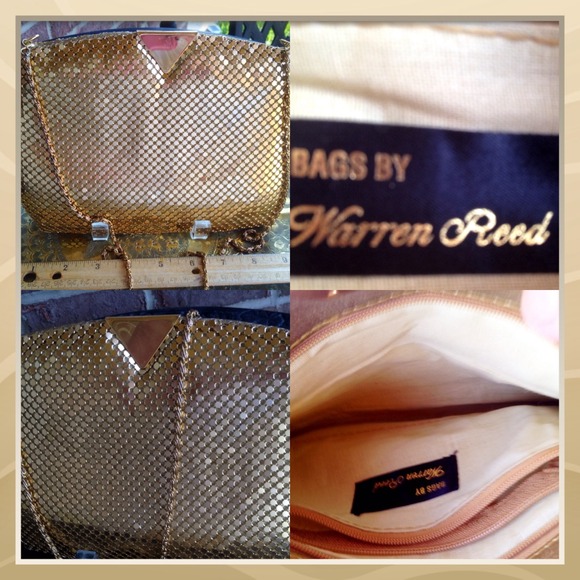 Gold Mesh Linked Bag - Picture 2 of 3