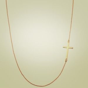 NEVER WORN Stella & Dot Interlock Cross Necklace