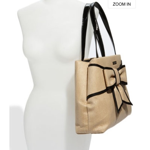 SOLD!! Kate Spade Authentic Straw Purse - Picture 3 of 4