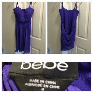 Sexy Purple Bebe dress