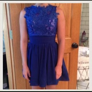 Beautiful royal blue short dress!!