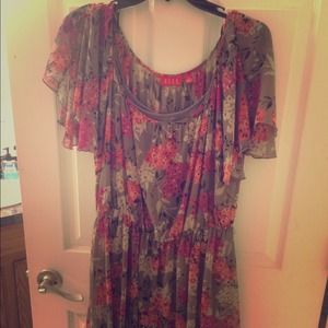 Floral print dress