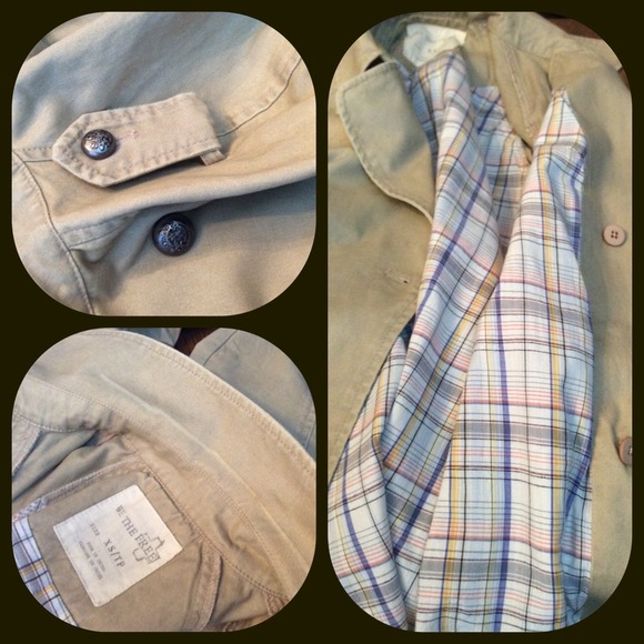 Free People 💕Double Breasted Short Trench Coat💕 - Picture 4 of 4