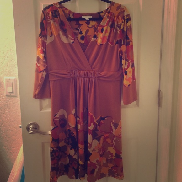 Floral print dress