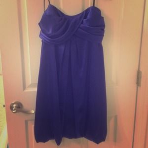 Blue cocktail dress
