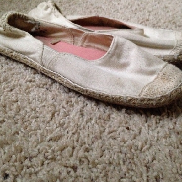 Tan Woven Flats