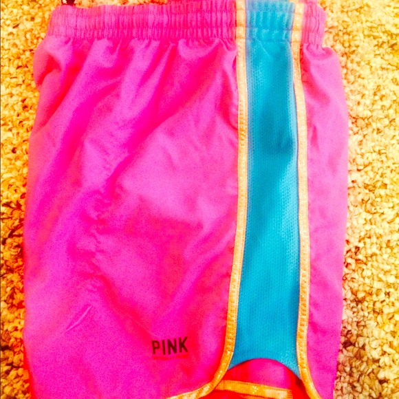 SOLD!!!Pink Victoria's Secret campus shorts