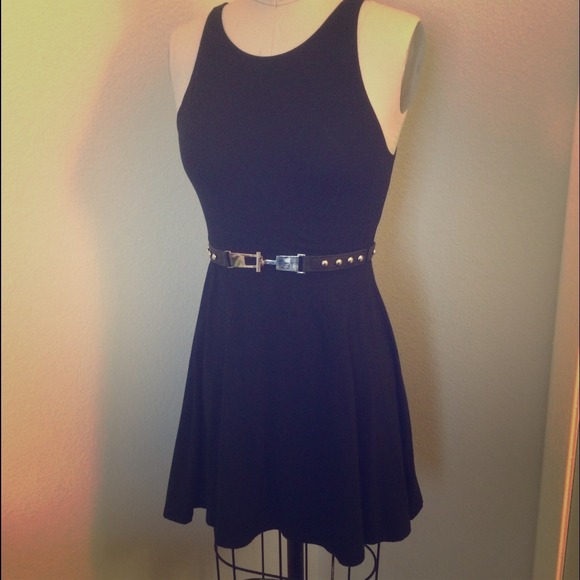 Black Knit Dress