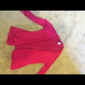 Hot pink Pacsun longer cardi