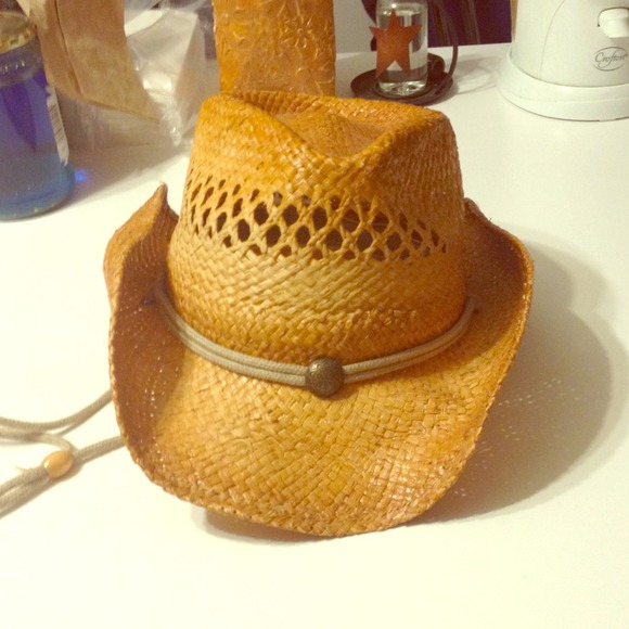 Drawstring cowgirl hat