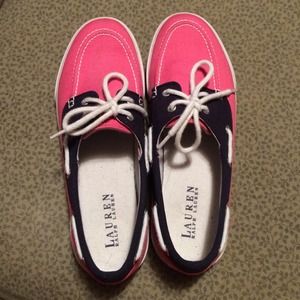 Ralph Lauren boat shoes.