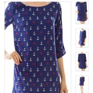 Anchor Print Dress