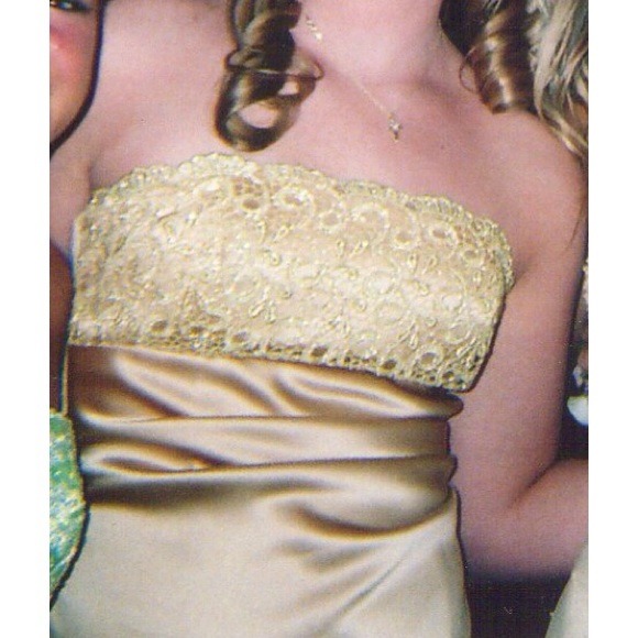 Gold Formal Gown - Picture 3 of 4