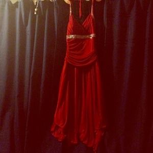Red dress