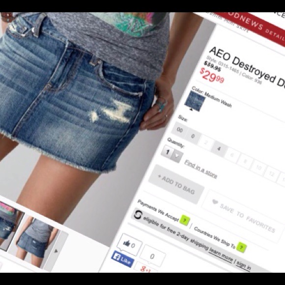American Eagle Outfitters Dresses & Skirts - American Eagle Outfitters Mini Skirt